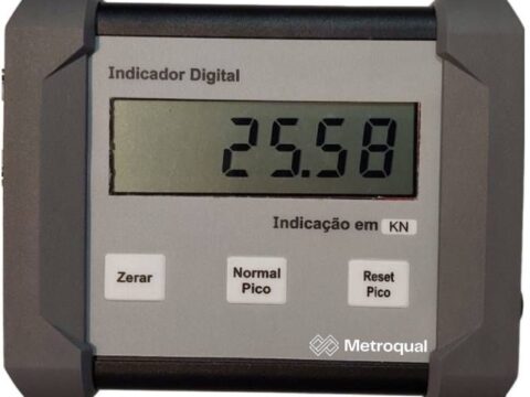 Indicador digital para prensa de ensaio de concreto