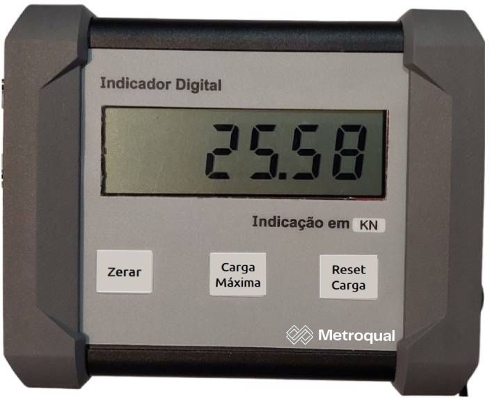 Indicador display digital para prensa de ensaios de concreto EMIC