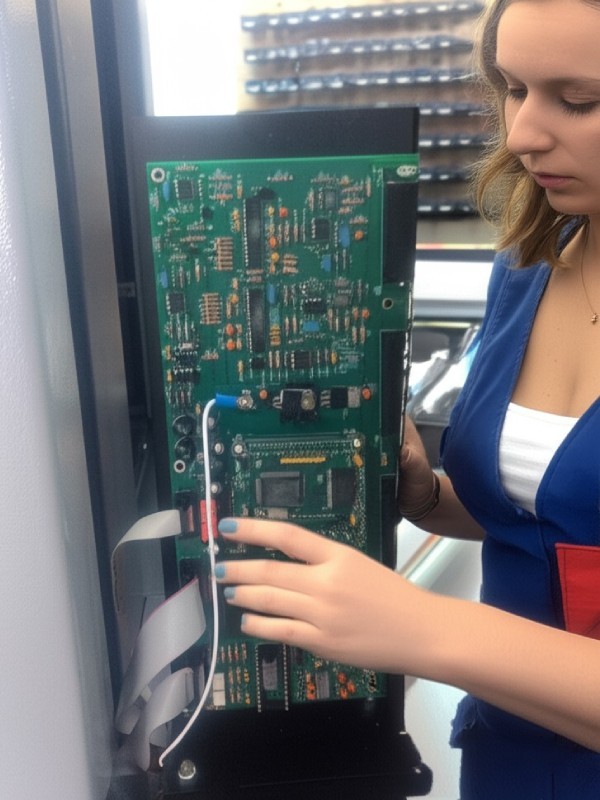 Reparo e conserto de placa eletrônica para máquinas de ensaio