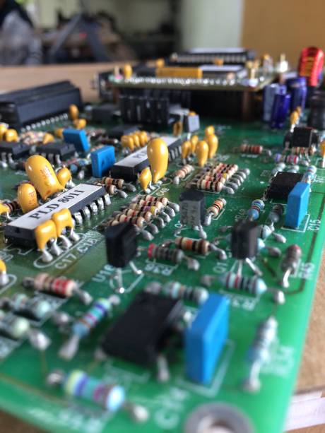 Reparo e conserto de placa eletrônica para máquinas de ensaio