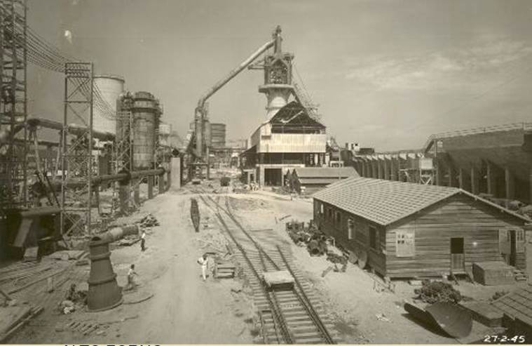 história do cimento no Brasil e no mundo, indústria CSN em 1945 