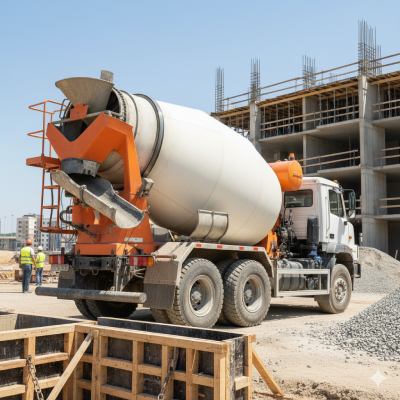 erros no ensaio de compressão do concreto - caminhão betoneira