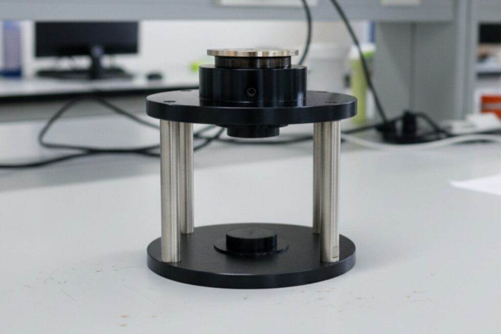 Laboratório de ensaio de resistência do cimento NBR 7215