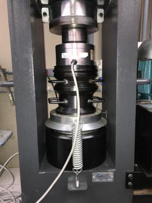 Calibração de máquina de ensaio de cimento conforme ABNT NBR ISO 7500-1